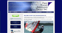 Desktop Screenshot of firstflightinsurance.com